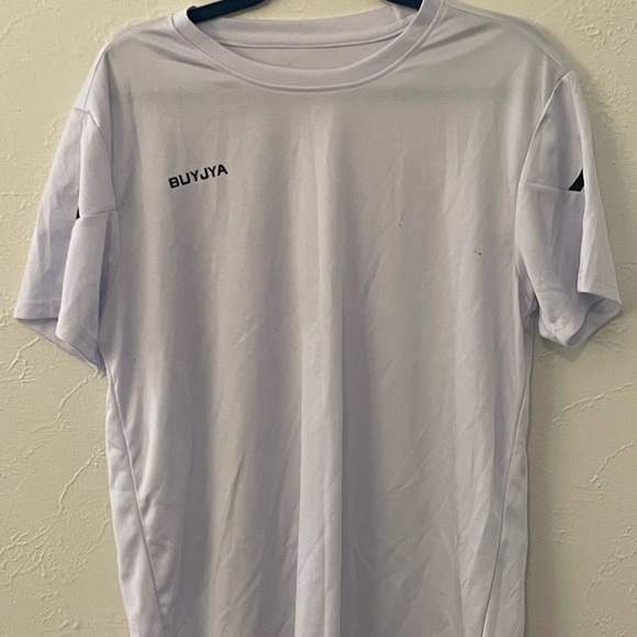 buyjya Other - BUYJYA Men’s White Athletic T-Shirt Size Lightweight Training Activewear